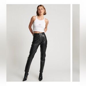 One Teaspoon size XL black LEATHER LEGEND PANTS